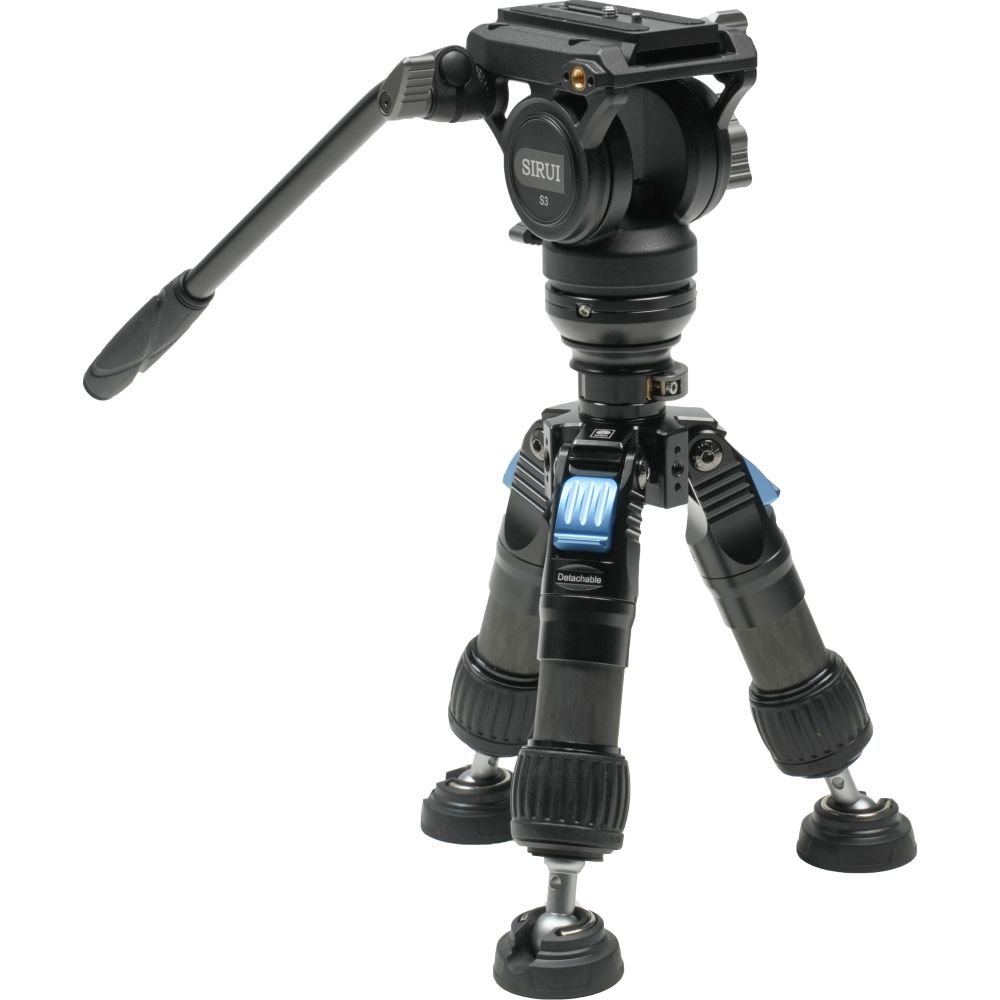 Sirui SVS60+S3 One-step Carbon Fiber Height Adjustment Video Tripod Kit
