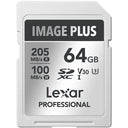 Lexar Image Plus SD Card UHS-I V30 R205/W150 MB/s - 64GB