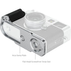 SmallRig 5216 L-Shaped Mount Plate with Silicone Handle for FUJIFILM X half, silver