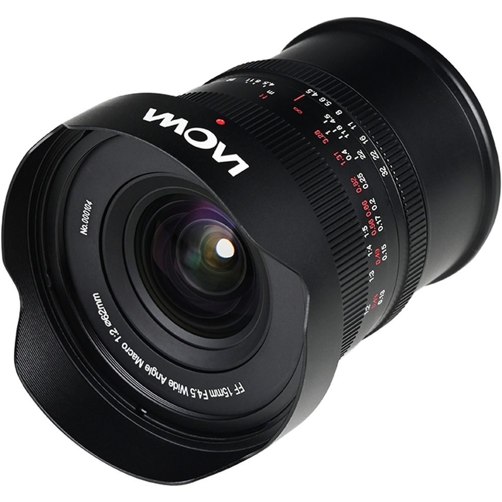Laowa 15mm f/4.5 0.5x Wide Angle Macro lens for L-mount