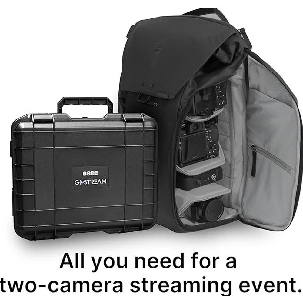 Osee Multicamera live streaming switcher with 14-inch screen