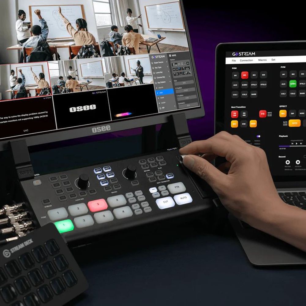 Osee Multicamera live streaming switcher SDI & HDMI