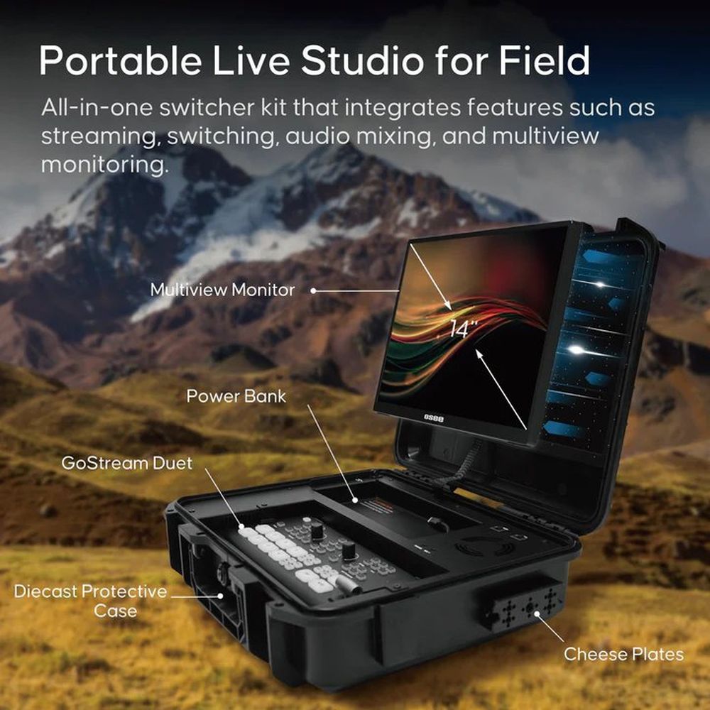 Osee Multicamera live streaming switcher SDI & HDMI Kit