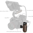 SmallRig 5238 Wooden Side Handle with 1/4"-20 & 3/8''-16 ARRI Locating Screws