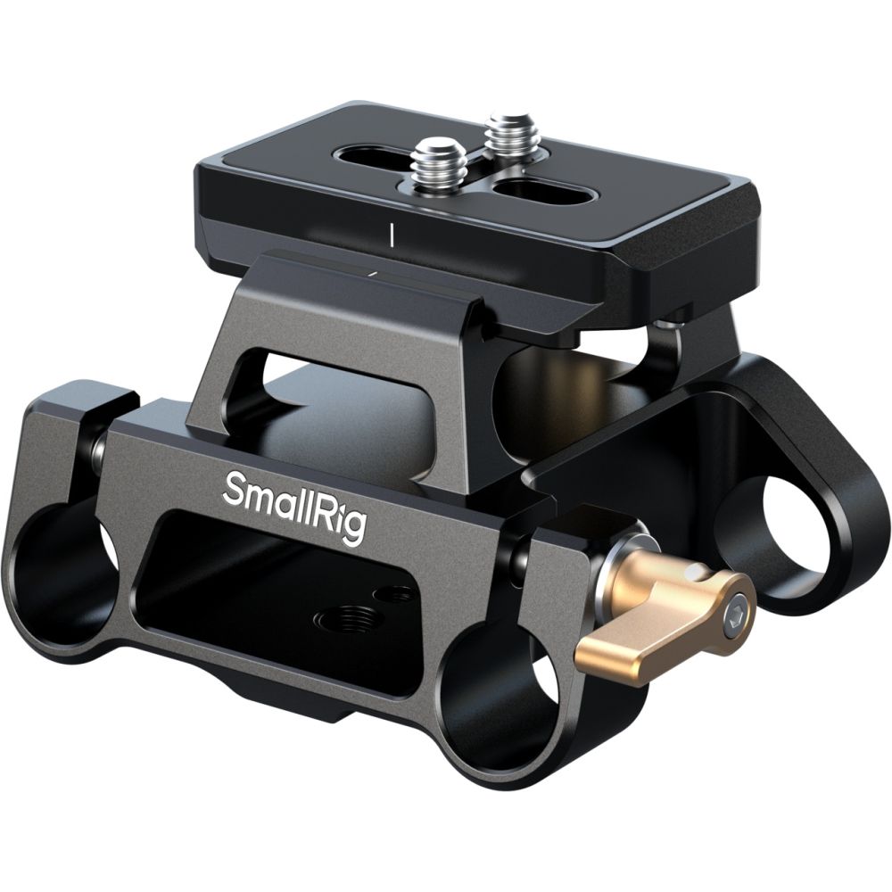 SmallRig 5365 Arca-Type Mount Plate Kit with 15mm Dual Rod Clamp