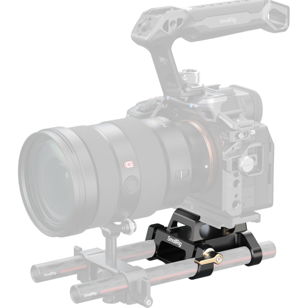 SmallRig 5365 Arca-Type Mount Plate Kit with 15mm Dual Rod Clamp