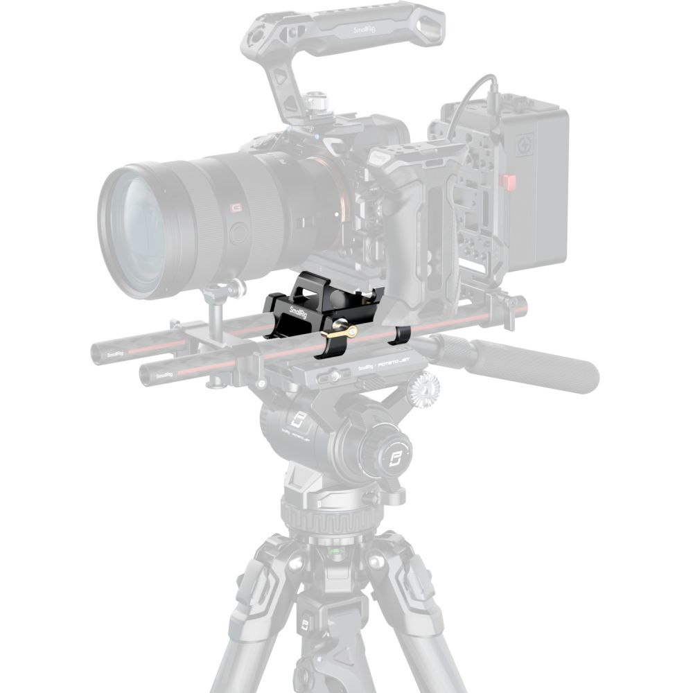 SmallRig 5365 Arca-Type Mount Plate Kit with 15mm Dual Rod Clamp