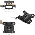 SmallRig 5365 Arca-Type Mount Plate Kit with 15mm Dual Rod Clamp
