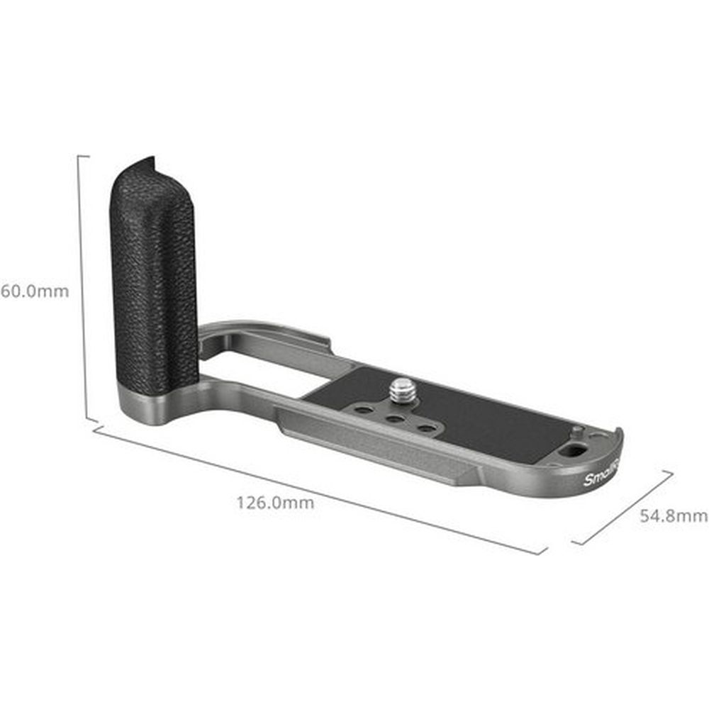 SmallRig 4712B L-Shape Grip for Fujifilm X-T50 (Silicone/Charcoal Silver)