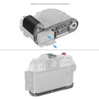 SmallRig 4712B L-Shape Grip for Fujifilm X-T50 (Silicone/Charcoal Silver)