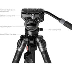 SmallRig 5305 x Potato Jet TRIBEX SE Hydraulic Tripod