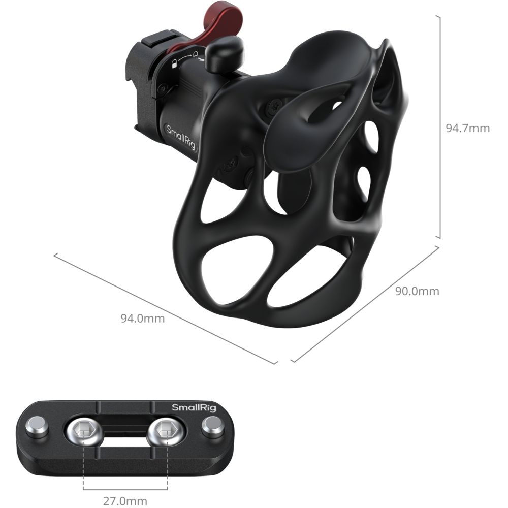 SmallRig 5243 "ImageGrip" Series Liquid Handle with NATO Clamp (Right Side)