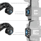 SmallRig 5252 Wooden Top Handle with 1/4"-20 and ARRI 3/8"-16 Locating Screw