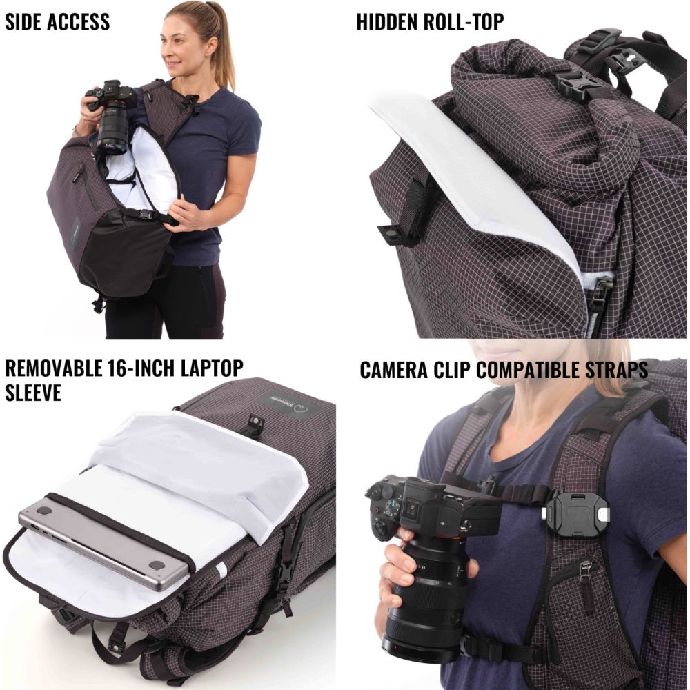 Shimoda Backpack Sidecountry 28 Women's Starter Kit - black/white - 520-353