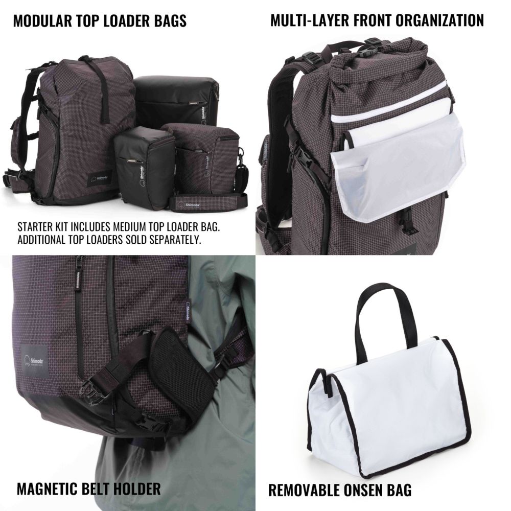 Shimoda Backpack Sidecountry 28 Women's Starter Kit - black/white - 520-353