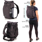 Shimoda Backpack Side lite 22 Women's Starter Kit - black/white - 520-373