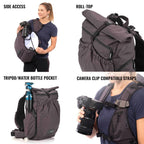 Shimoda Backpack Side lite 22 Women's Starter Kit - black/white - 520-373