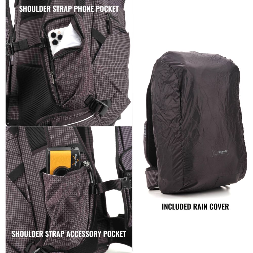Shimoda Backpack Side lite 22 Women's Starter Kit - black/white - 520-373