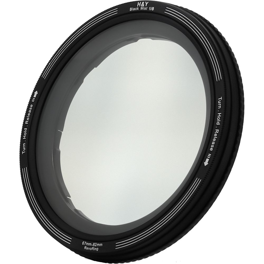 H&Y RevoRing Black promist 1/8 Filter (67-82mm)