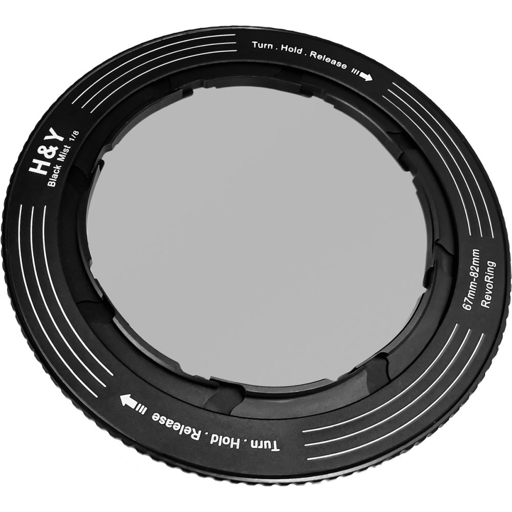 H&Y RevoRing Black promist 1/8 Filter (67-82mm)