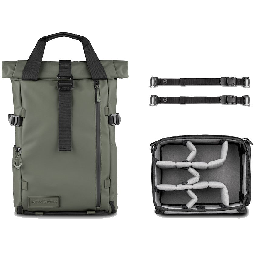 WANDRD PRVKE Photo Bundle Backpack V4 - Wasatch Green - 21L
