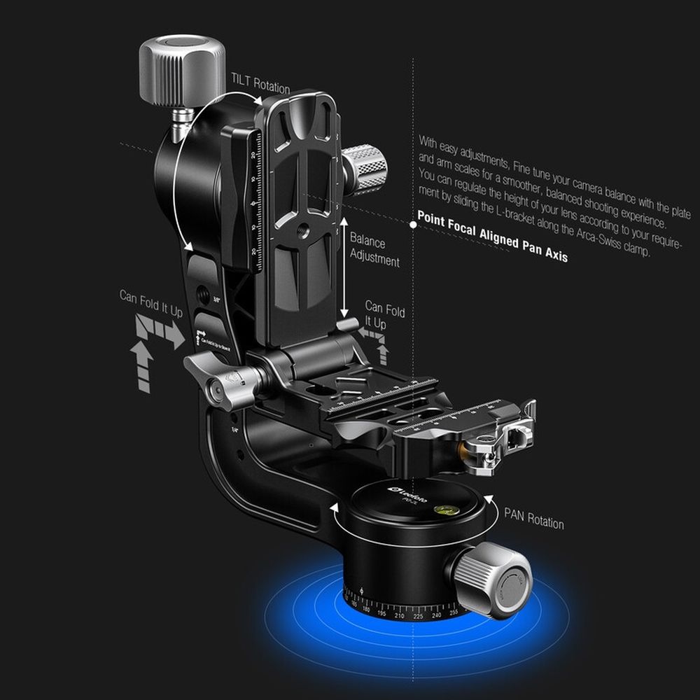 Leofoto PG-2L Gimbal Head