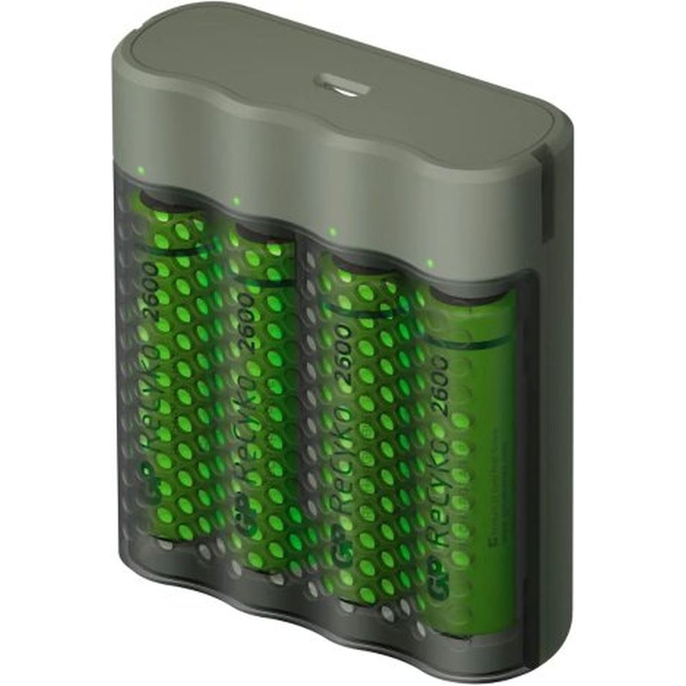 GP USB battery charger M451 incl. 4 x RECYKO AA 2600 mAh