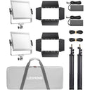 Godox Litemons LP1200R RGB LED light Panel 2 light kit