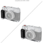 SmallRig 4555B L-Shape Mount Plate with Handle for FUJIFILM X100VI / X100V (Silver)