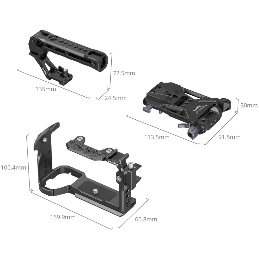 SmallRig 5590 Advanced Cage Kit with Battery Plate for Sony FX2