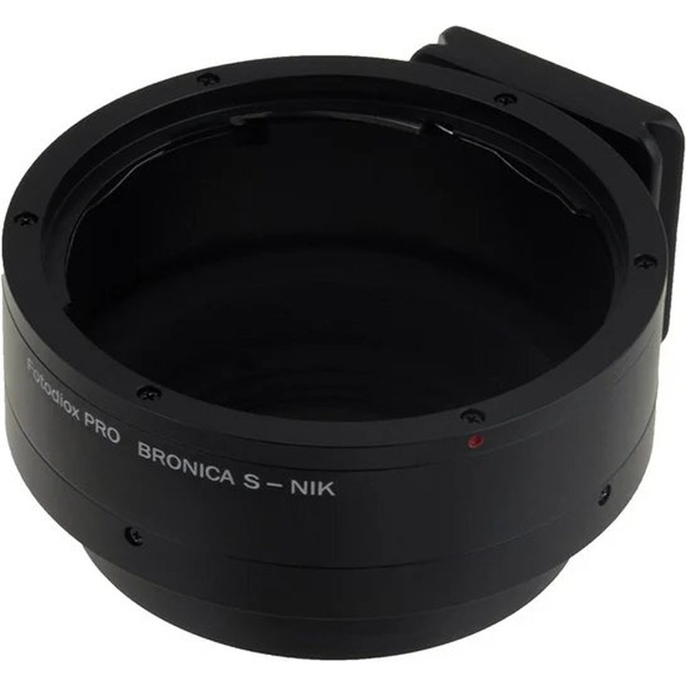 Fotodiox Pro Lens Mount adapter - Bronica S SLR Lens to Nikon F Mount SLR Camera Body