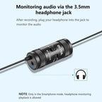 Boya BY-M1 Pro II clip-on microphone
