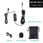 Boya BY-M1 Pro II clip-on microphone