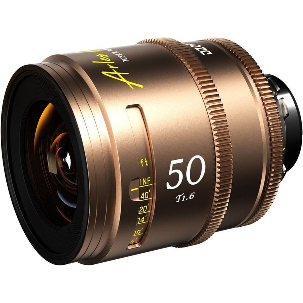 DZOFilm Arles Lustre 50mm FF/VV Prime Cine Lens PL mount (meter)