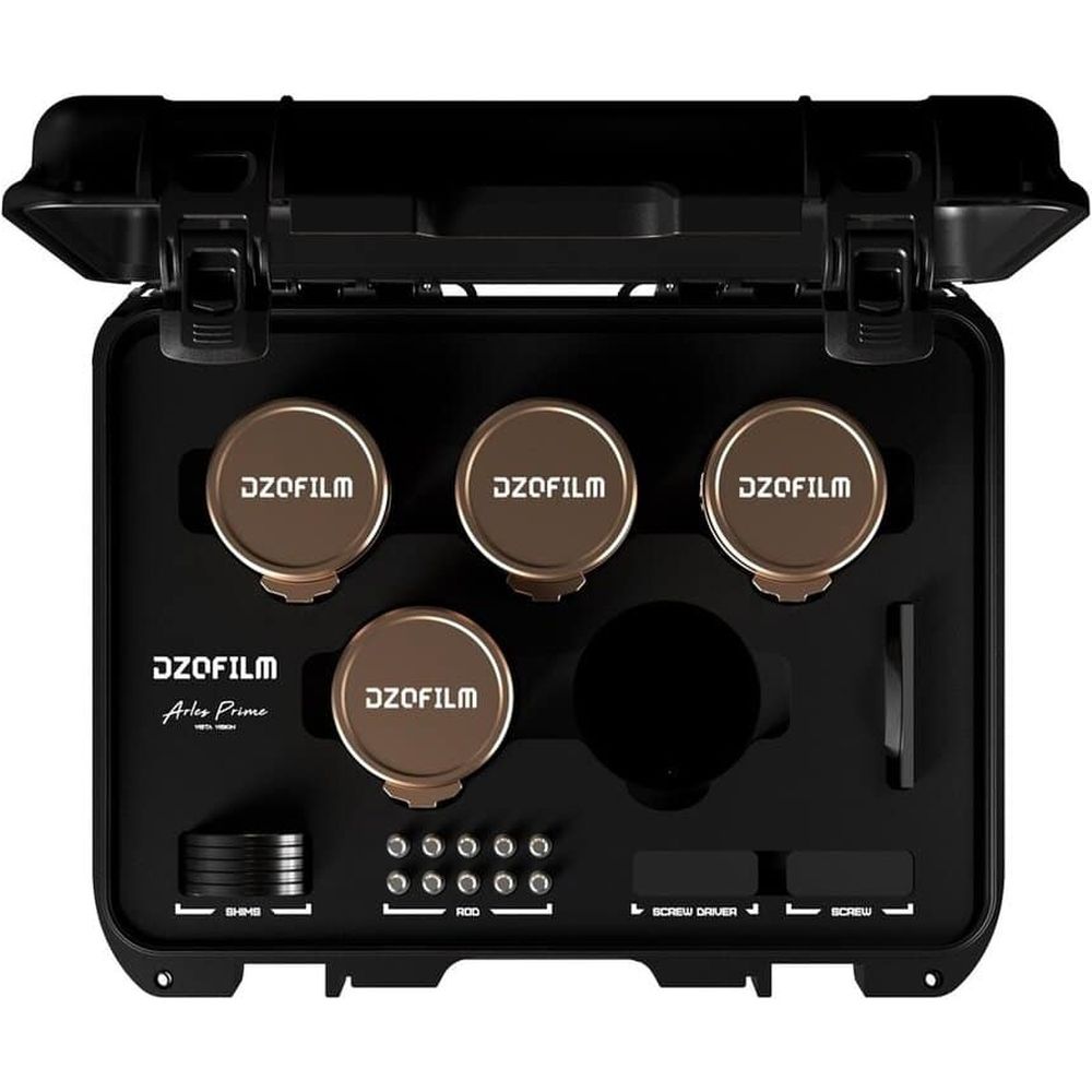 DZOFilm Arles Lustre 14/21/40/135/180mm FF/VV Prime Cine Lens (PL mount, meter)