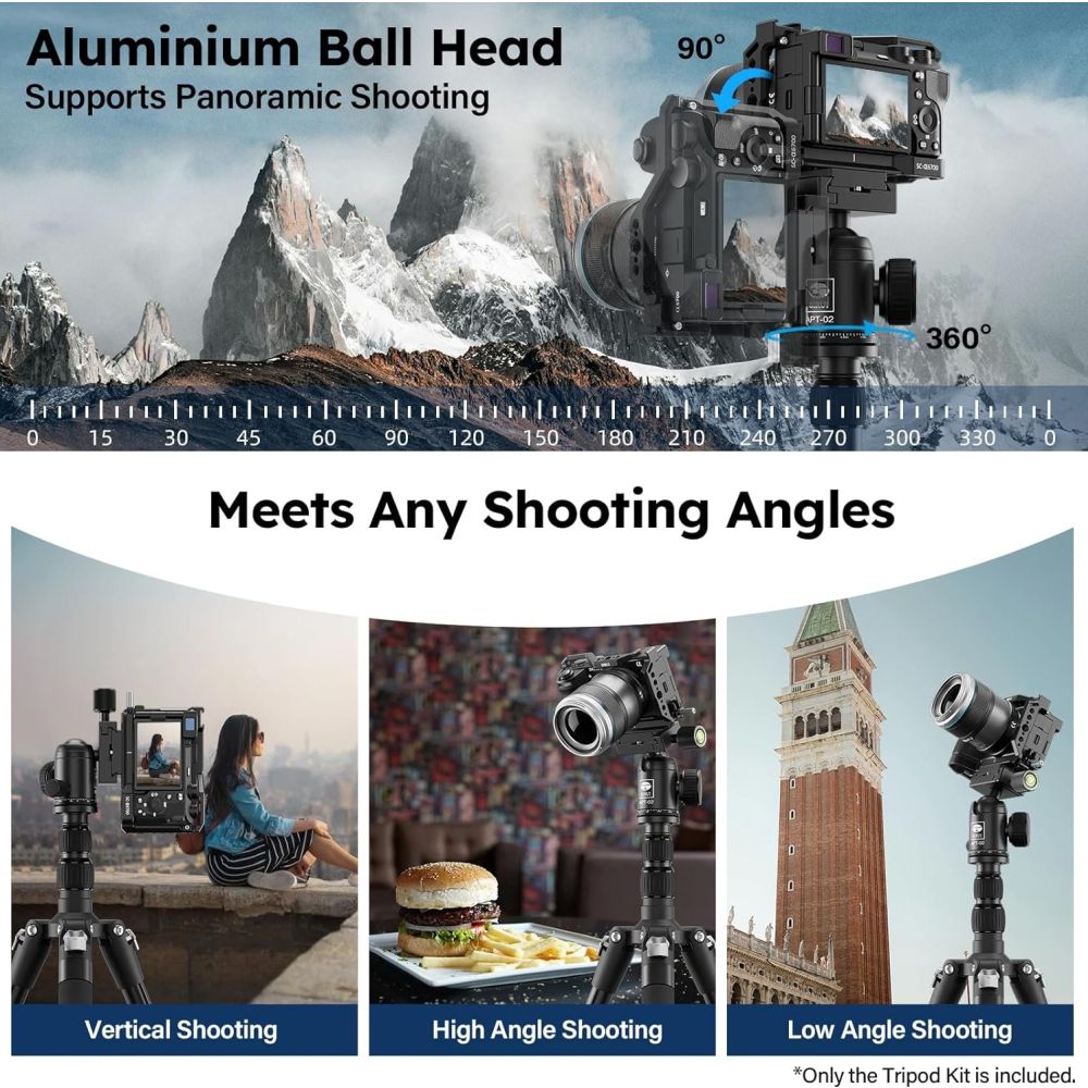 Sirui APT-02 Aluminum Tripod Kit