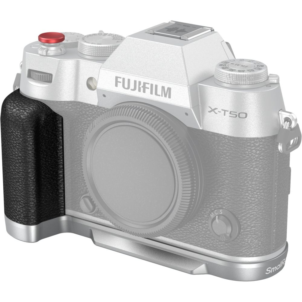 SmallRig 4713C L-Shape Mount Plate with Silicone Handle for FUJIFILM X-T50, silver