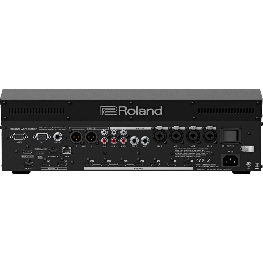Roland VR-400UHD 4K streaming mixer