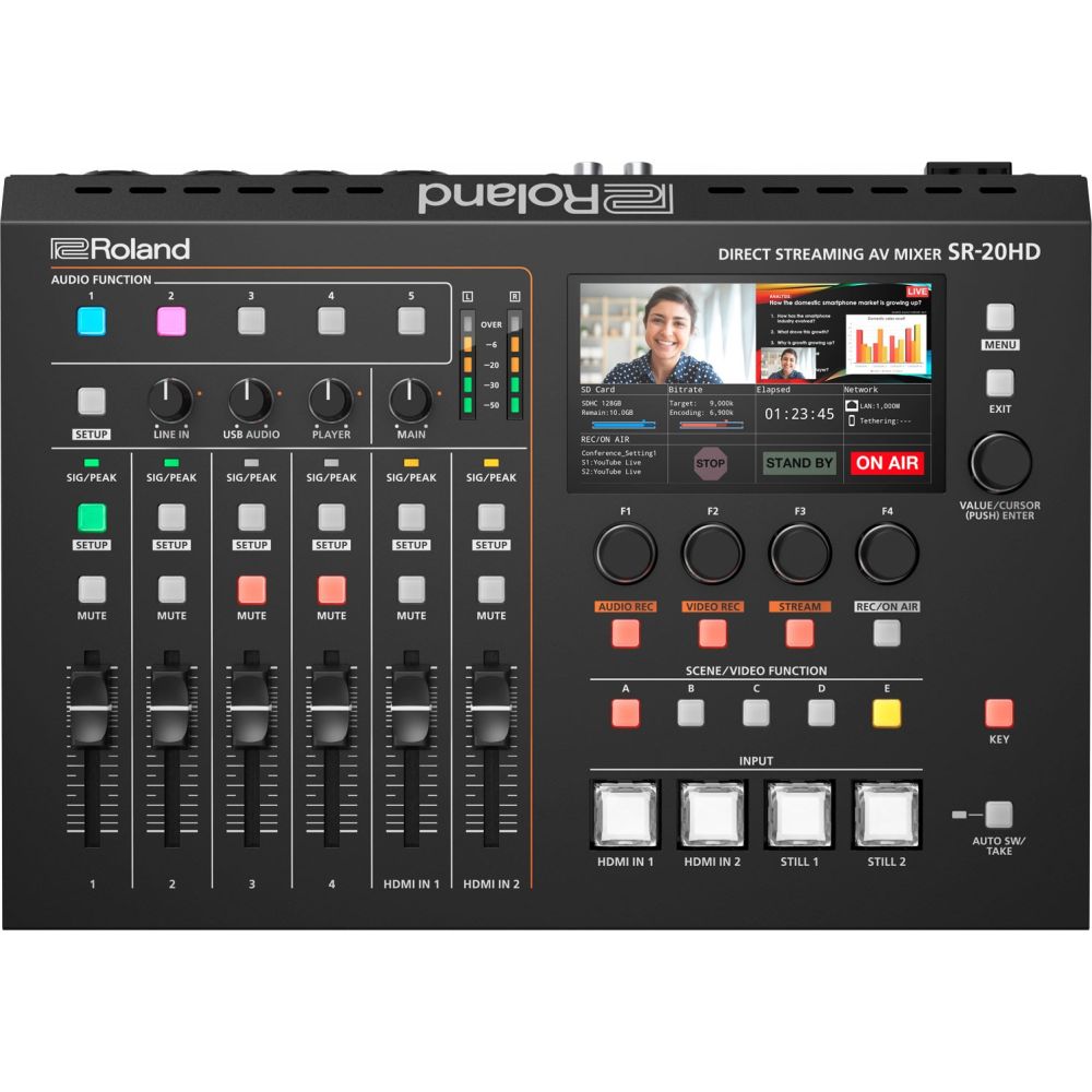 Roland SR-20HD direct streaming av mixer