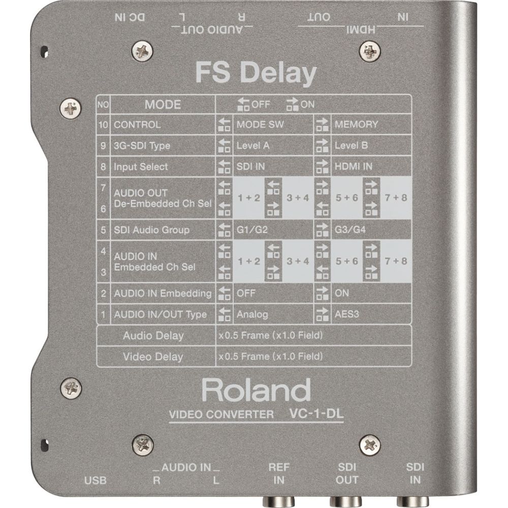 Roland VC-1-DL video converter bi-directional SDI-HDMI with frame sync delay