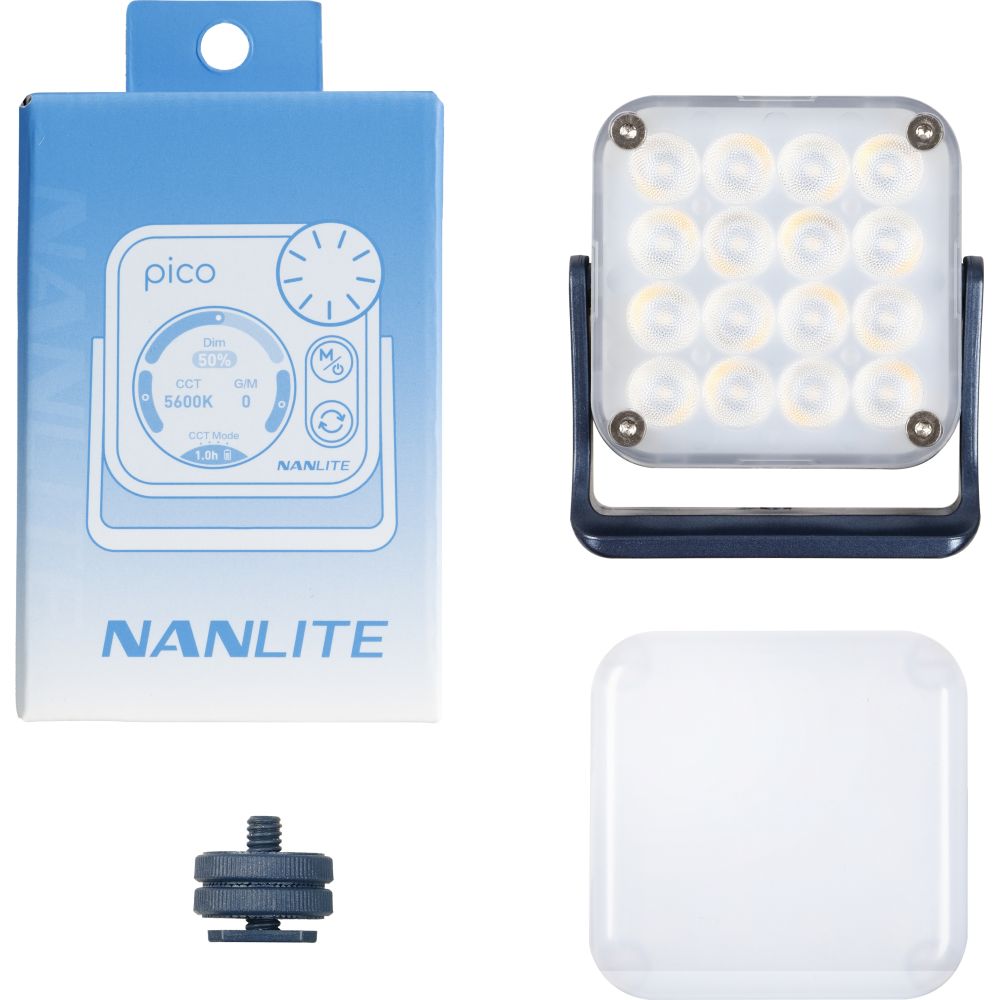 Nanlite Pico LED Mini Pocket Light, midnight blue