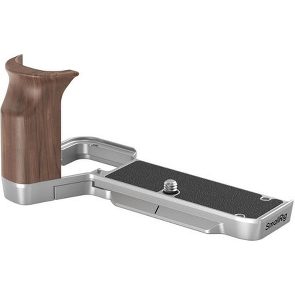 SmallRig 4796B L-Shape Mount Plate with Wooden Handle for Sony Alpha 7C II / Alpha 7CR