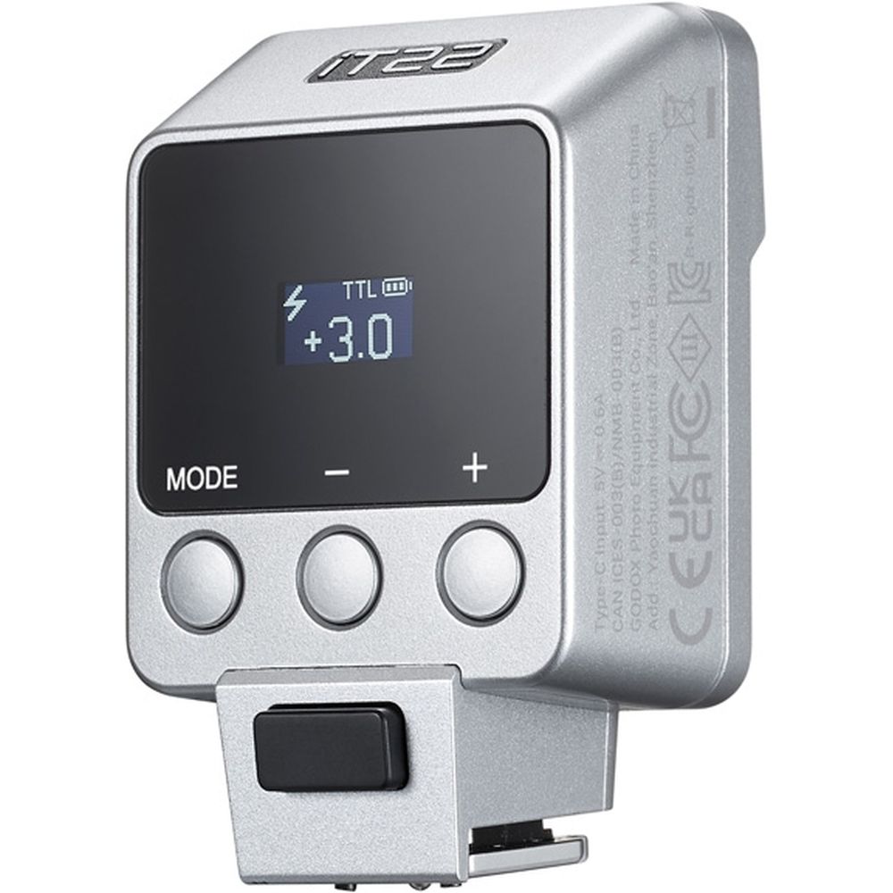Godox IT22 iFlash TTL Camera Flash Silver for OM System/Panasonic