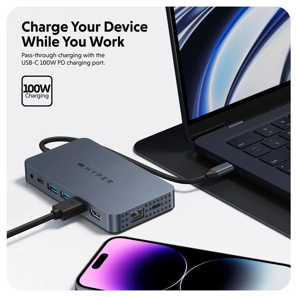 Hyper USB-C HyperDrive Dual 4K HDMI 10-in-1 hub