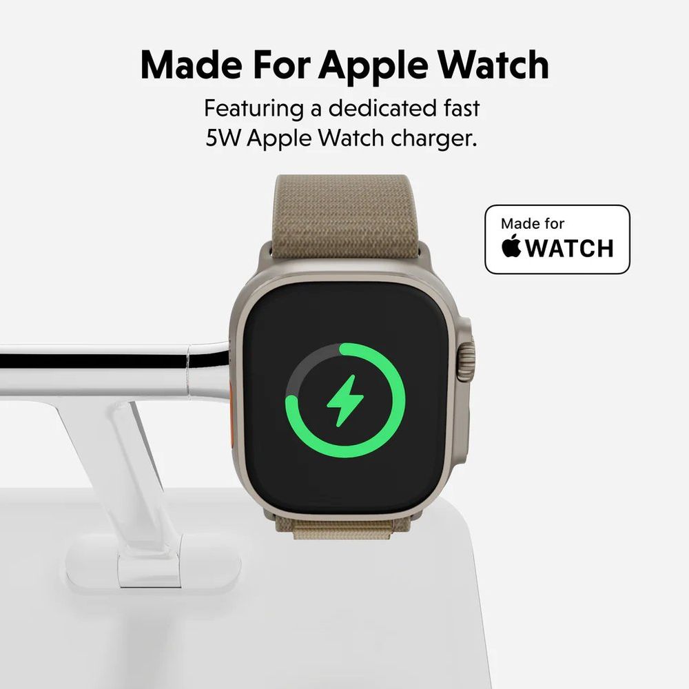 Hyper HyperJuice Qi2 4-in-1 magnetic charging stand