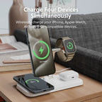 Hyper HyperJuice Qi2 4-in-1 magnetic charging stand