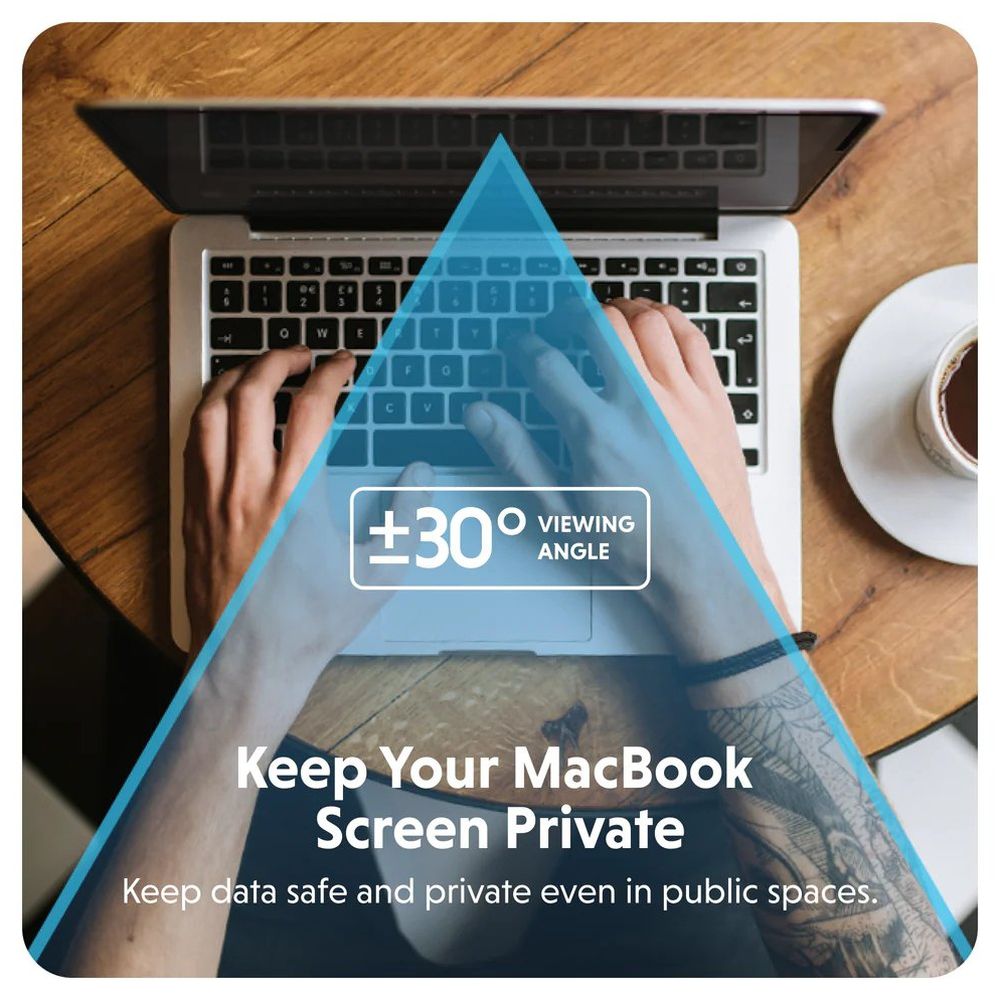 Hyper HyperShield privacy filter for MacBook Air 13,6"