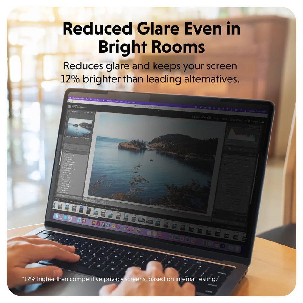Hyper HyperShield privacy filter for MacBook Air 13,6"