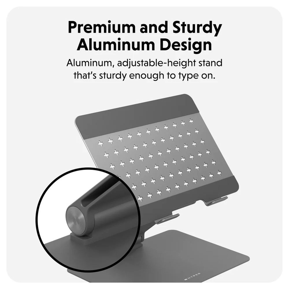 Hyper HyperSpace ergonomic adjustable laptop stand