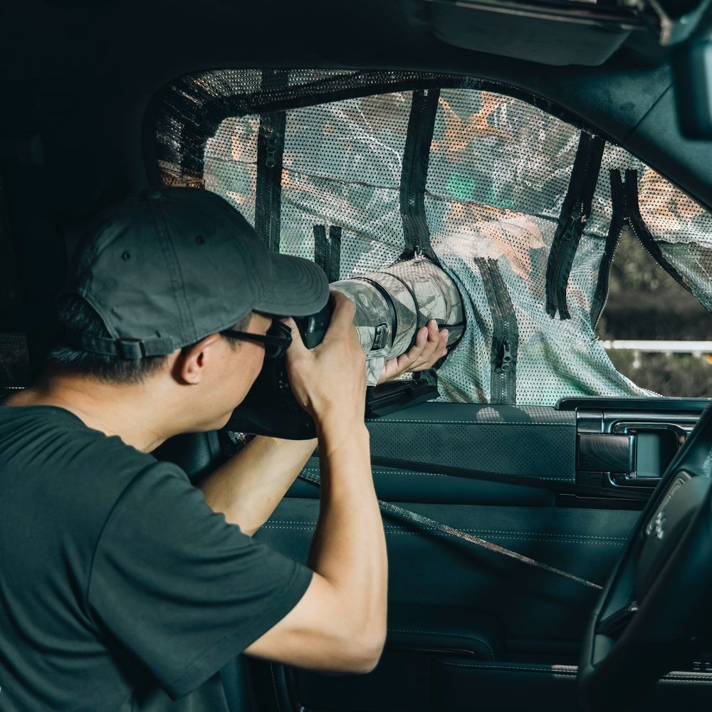 SmallRig 5499 Left-Side Vehicle Shooting Curtain Set (Front & Rear)